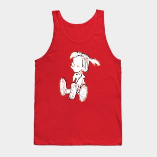 Versión Minimalista de Pinocho Tank Top